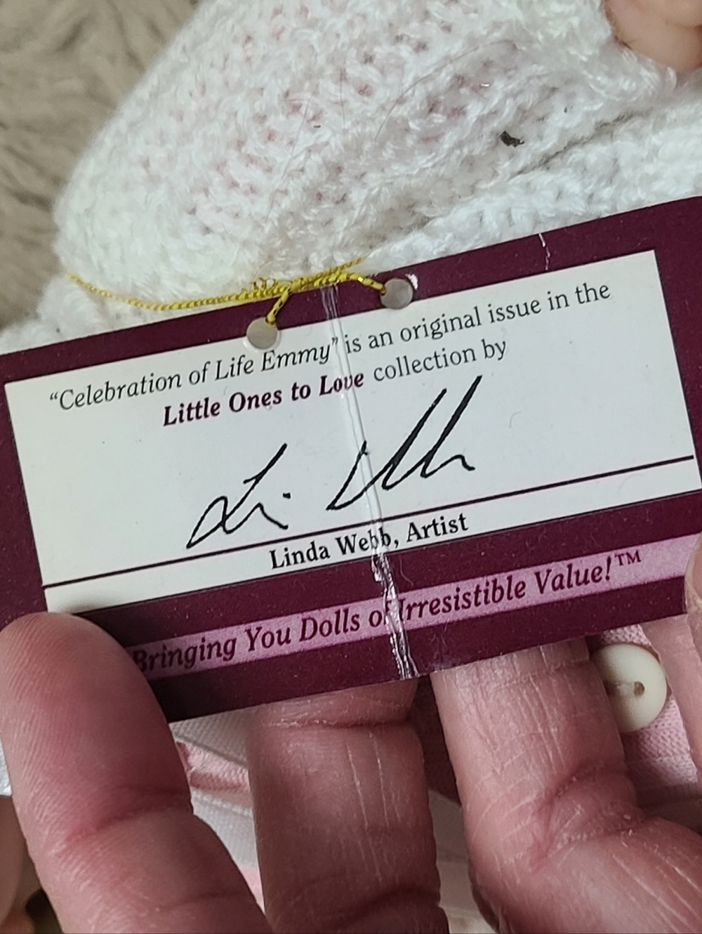 Vintage 10 Inch Ashton Drake Celebration Of Life Emmy Doll - Picture 4 of 7